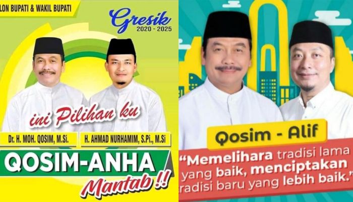 Pendamping Qosim di Pilbup Gresik, antara Alif dan Nurhamim