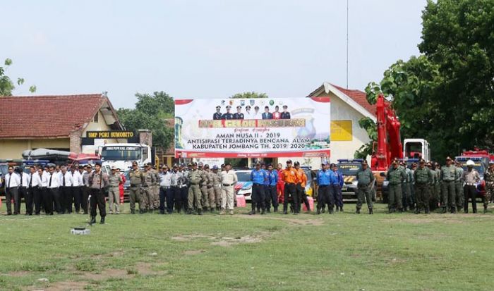 Apel Gelar Pasukan Guna Antisipasi Bencana Alam di Jombang