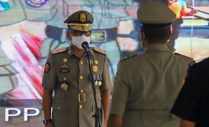 ​Peringati HUT ke-71, Satpol PP dan Satlinmas Surabaya Siap Tingkatkan Pelayanan ke Masyarakat