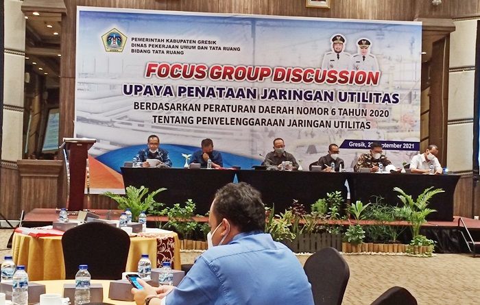 Pekerjaan Besar DPUTR Gresik, Tata Utilitas Kabel dan Pipa Agar Tak Semrawut Pekerjaan Besar DPUTR Gresik, Tata Utilitas Kabel dan Pipa Agar Tak Semrawut