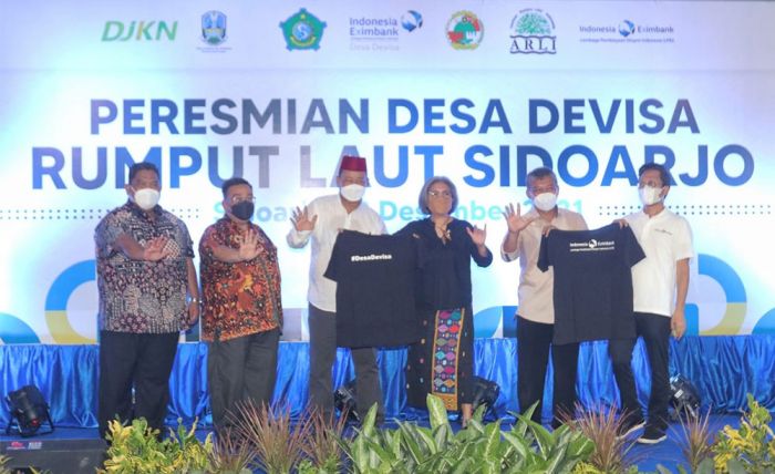 Indah Kurnia Resmikan Desa Kupang Jabon Sidoarjo Sebagai Desa Devisa Rumput Laut Indah Kurnia Resmikan Desa Kupang Jabon Sidoarjo Sebagai Desa Devisa Rumput Laut