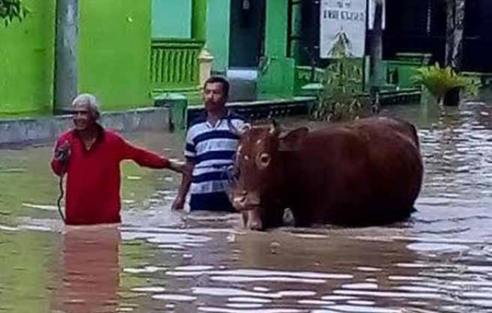 Terendam Banjir Satu Meter, Warga di 3 Desa Sutojayan Blitar Tak Mau Dievakuasi