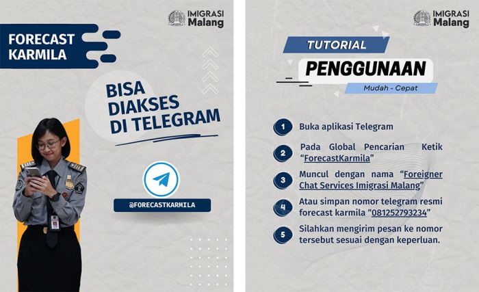Layanan Forecast Karmila Bisa Diakses di Telegram Layanan Forecast Karmila Bisa Diakses di Telegram