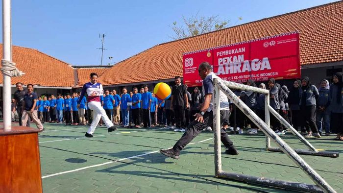 Semarak Pekan Olahraga HUT ke-80 RI di Lapas Kediri