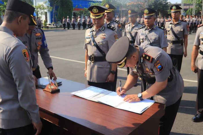 Jelang Pemilu 2024, Sejumlah Pejabat Polres Tuban Dimutasi