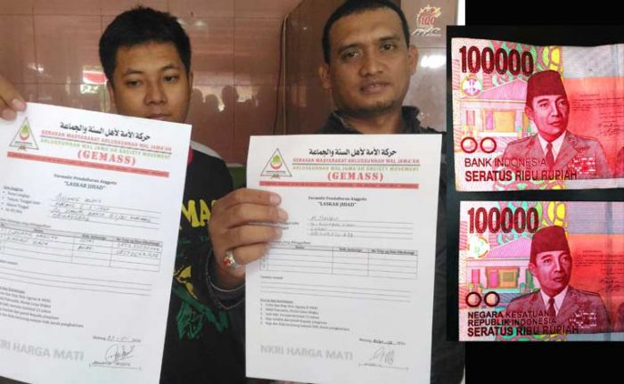 Tuntut Kasus Ahok dan Uang Pecahan Rp 100 Ribu Berlogo Tuntut Kasus Ahok dan Uang Pecahan Rp 100 Ribu Berlogo