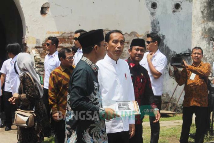 Kunjungi Benteng Pendem Ngawi Jokowi Janjikan Restorasi Tahun Ini