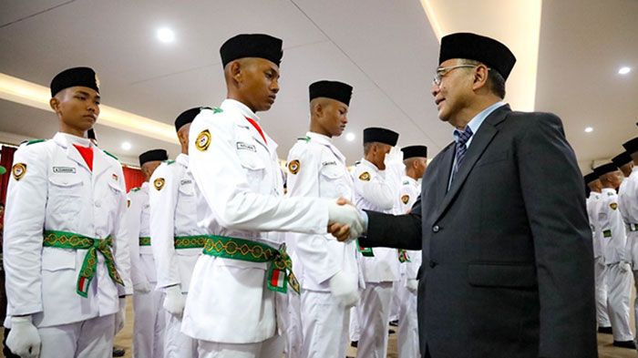 Pemkot Kediri Kukuhkan Anggota Paskibraka 2022 Pemkot Kediri Kukuhkan Anggota Paskibraka 2022