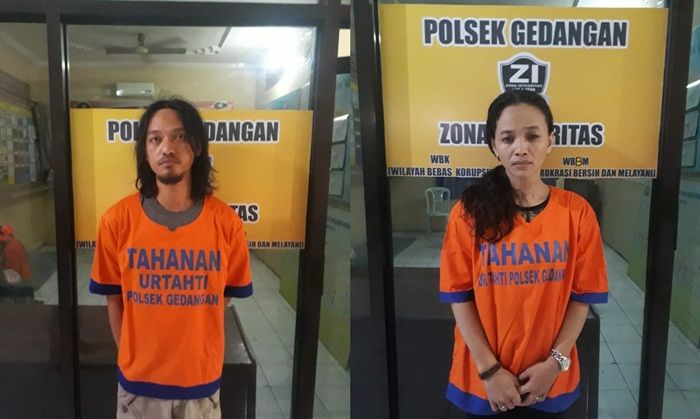 ​Nyabu Bersama, Pasutri di Tebel Sidoarjo Digulung Polisi