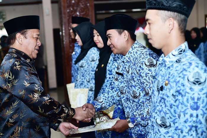 Sebanyak 110 CPNS Lamongan Dilantik, Fadeli Berharap Pelayanan Masyarakat Meningkat