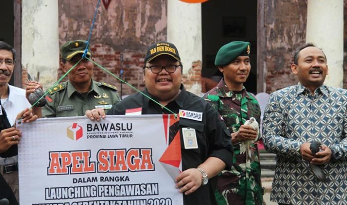 Bawaslu Jatim Gelar Apel Kesiapan Pengawasan Pilkada Serentak 2020 di Ngawi