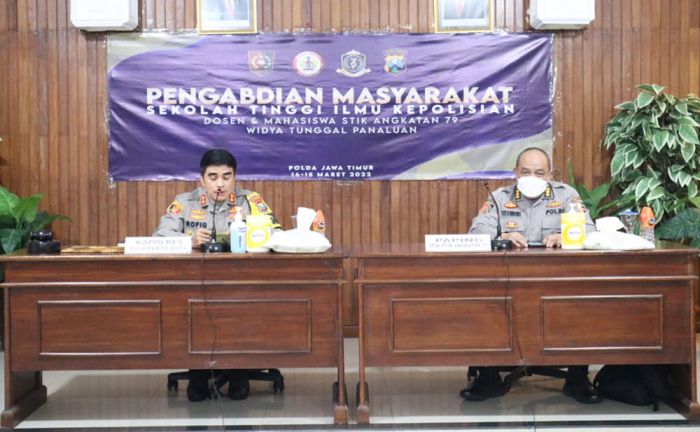 Kapolres Mojokerto Kota Buka Dianmas Mahasiswa STIK-PTIK Angkatan 79 Kapolres Mojokerto Kota Buka Dianmas Mahasiswa STIK-PTIK Angkatan 79