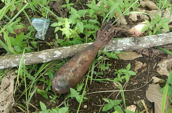 Petani di Blitar Temukan Mortir di Ladang Tebu Petani di Blitar Temukan Mortir di Ladang Tebu