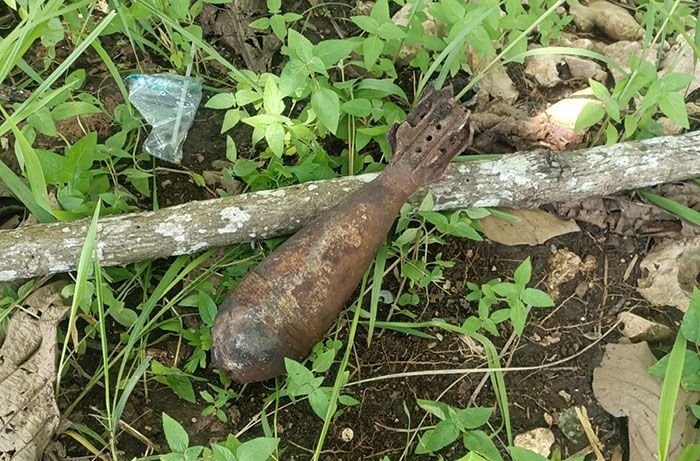 Petani di Blitar Temukan Mortir di Ladang Tebu