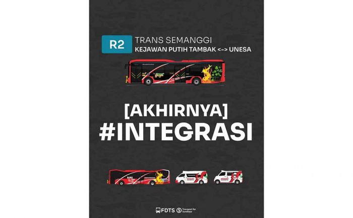Trans Semanggi Rute R2 Terintegrasi dengan Suroboyo Bus dan Wirawiri Suroboyo Trans Semanggi Rute R2 Terintegrasi dengan Suroboyo Bus dan Wirawiri Suroboyo