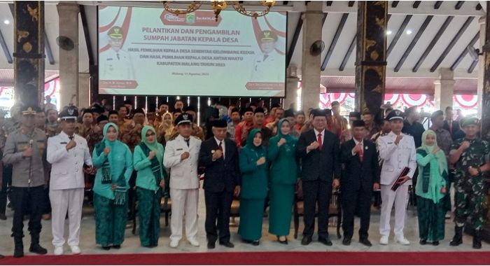 Lantik 3 Kepala Desa Terpilih, Bupati Malang Ingatkan Tugas adalah Amanat Rakyat Lantik 3 Kepala Desa Terpilih, Bupati Malang Ingatkan Tugas adalah Amanat Rakyat