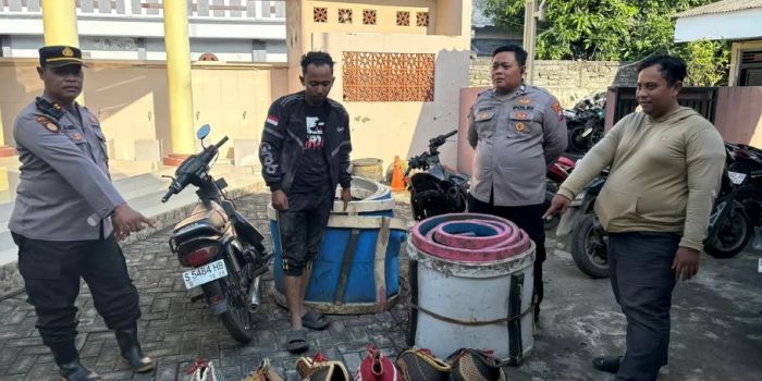 Polsek Brondong Lamongan Grebek Lokasi Judi Sabung Ayam, Pelaku Panik Pontang-Panting