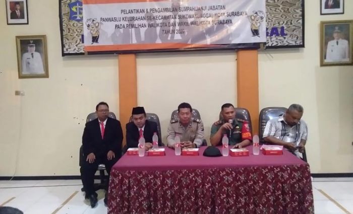 Danramil Sukomanunggal jadi Saksi Pelantikan Panwaslu Danramil Sukomanunggal jadi Saksi Pelantikan Panwaslu