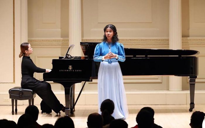 Tampil Memukau, Debut Beatrice Consolata Gobang di Carnegie Hall New York City Dapat Pujian Tim Juri Tampil Memukau, Debut Beatrice Consolata Gobang di Carnegie Hall New York City Dapat Pujian Tim Juri