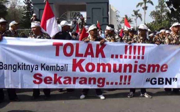 Peringati G-30 S PKI, Puluhan Warga di Kediri Gelar Aksi Tolak Partai Komunis 