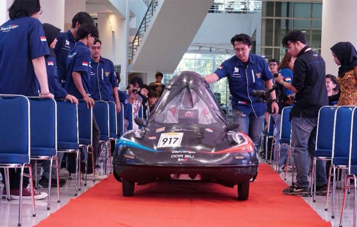 Tim Sapuangin ITS Launching Mobil Terbaru, Begini Wujudnya Tim Sapuangin ITS Launching Mobil Terbaru, Begini Wujudnya