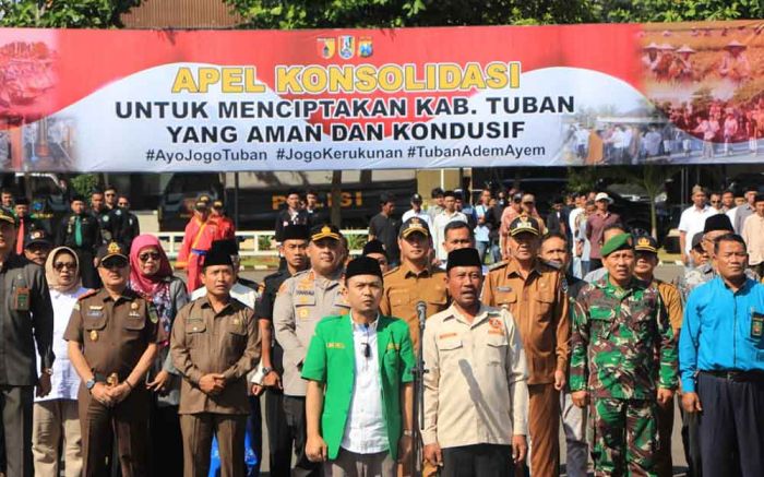 Gelar Apel Konsolidasi Undang Seluruh Lapisan Masyarakat, Polres Tuban Ajak Jaga Kamtibmas Gelar Apel Konsolidasi Undang Seluruh Lapisan Masyarakat, Polres Tuban Ajak Jaga Kamtibmas