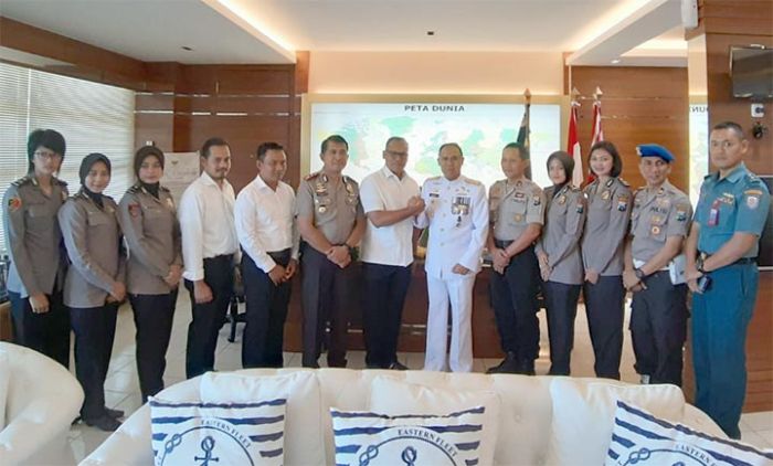 Pangkoarmada II Terima Kunjungan Direskrimum Polda Jatim Pangkoarmada II Terima Kunjungan Direskrimum Polda Jatim