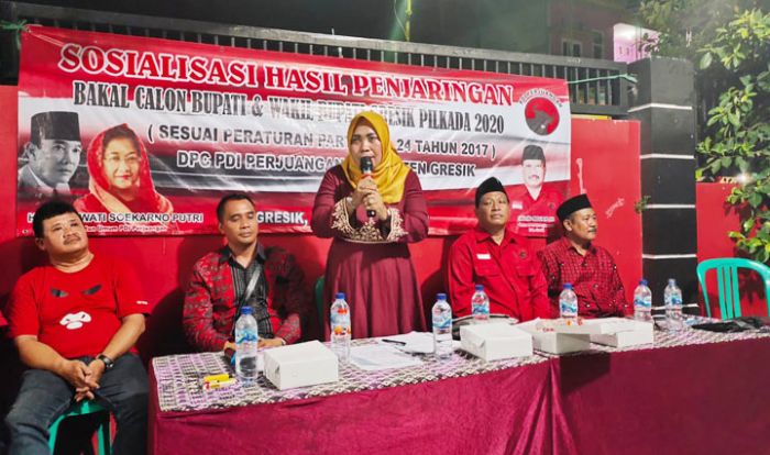 PDIP Gresik Mulai Sosialisasikan Anis Ambiyo Putri sebagai Bacawabup