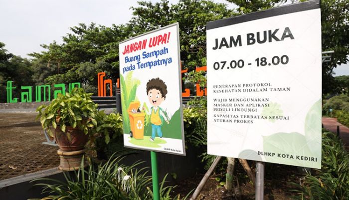 Taman Kota Dibuka Kembali, Kepala DLHKP Kota Kediri: Pengunjung Wajib Taat Prokes Taman Kota Dibuka Kembali, Kepala DLHKP Kota Kediri: Pengunjung Wajib Taat Prokes