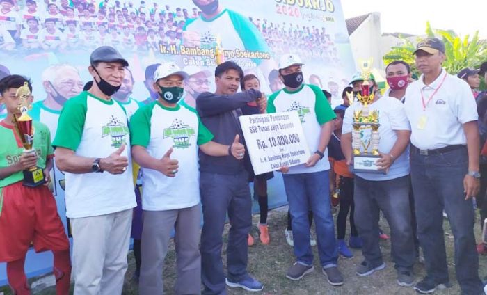 Peduli Sepak Bola Sidoarjo, BHS Bantu Dana Pembinaan SSB Tunas Jaya Sepande