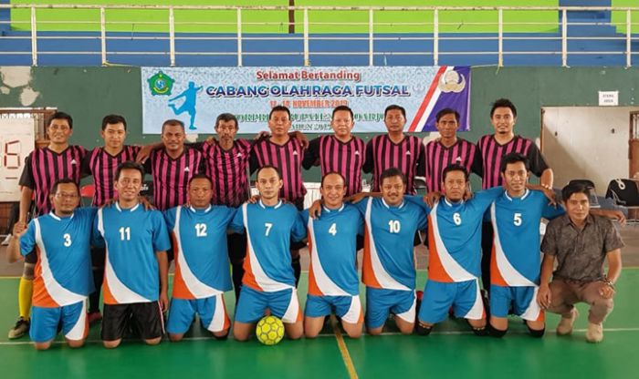 Tim Futsal Wartawan Ramaikan Turnamen Futsal HUT Korpri ke-48 Sidoarjo