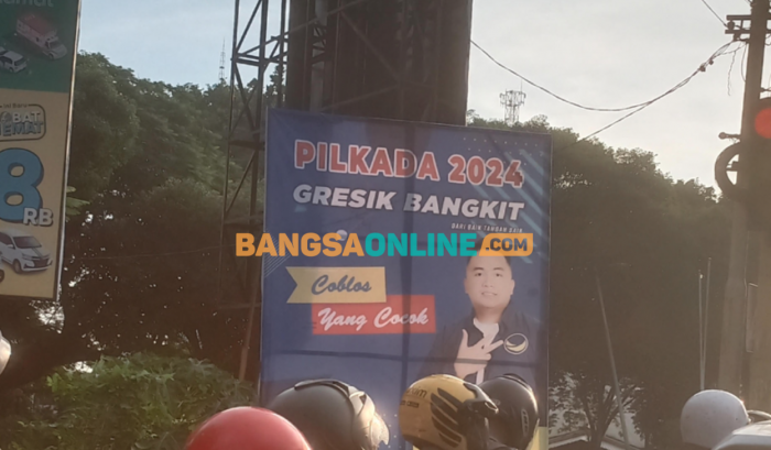 Baliho Jiddan Bertebaran, Cek Ombak atau Serius Maju Pilkada Gresik 2024? Baliho Jiddan Bertebaran, Cek Ombak atau Serius Maju Pilkada Gresik 2024?