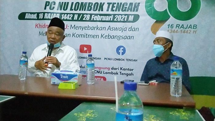 Ceramah di Dua PCNU, Kiai Asep: Hidup Pertarungan Dominasi Idealisme