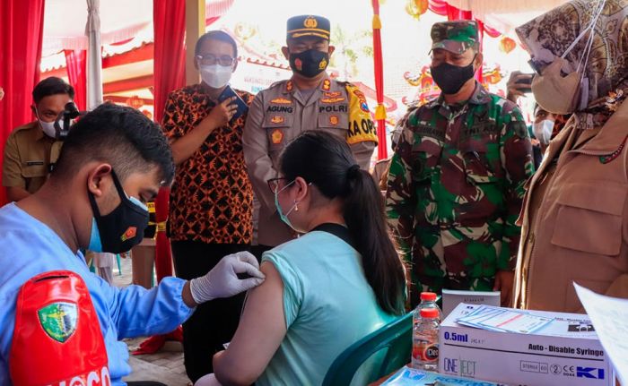 Polres Jombang Gelar Vaksinasi di Rumah Ibadah