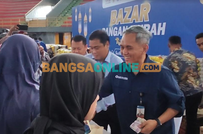 Bank Indonesia Gelar Bazar Pangan Murah Ramadan di Gor Jayabaya Kota Kediri