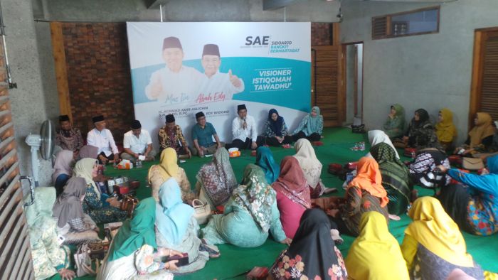 Nyai dan Ning Keluarga Ponpes di Sidoarjo Nyatakan Dukungan ke Paslon SAE Nyai dan Ning Keluarga Ponpes di Sidoarjo Nyatakan Dukungan ke Paslon SAE