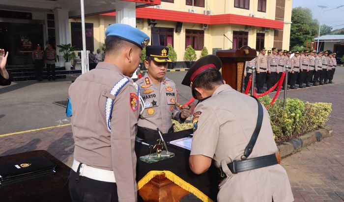 Kapolres Pasuruan Pimpin Sertijab PJU