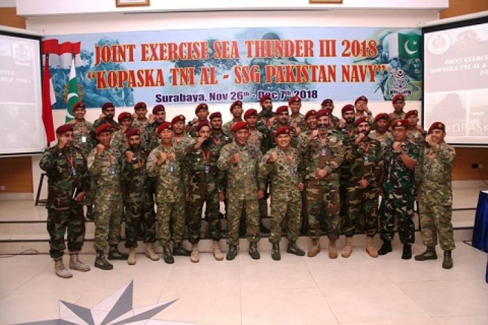 Kaskoarmada II Buka Latma Sea Thunder III antara Kopaska TNI AL dan SS Pakistan Navy