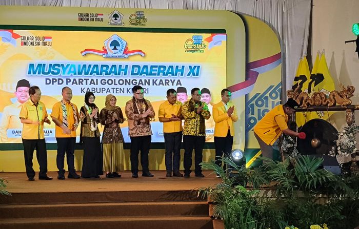 Hadi Setiawan Terpilih Sebagai Ketua DPD Golkar Kabupaten Kediri di Musda ke IX