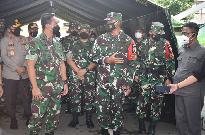 Dansatgas Repatriasi Sambut Kunjungan Panglima TNI Andika Perkasa Dansatgas Repatriasi Sambut Kunjungan Panglima TNI Andika Perkasa