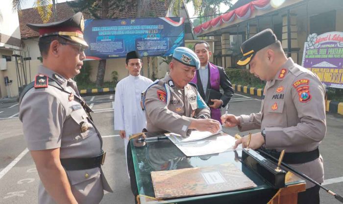 Kapolres Kediri Kota Pimpin Sertijab 3 Pejabat Kapolres Kediri Kota Pimpin Sertijab 3 Pejabat