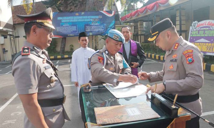 Kapolres Kediri Kota Pimpin Sertijab 3 Pejabat