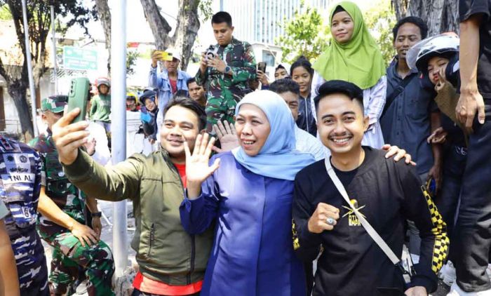 Gubernur Khofifah Ajak Warga Jaga Kondusivitas Jawa Timur