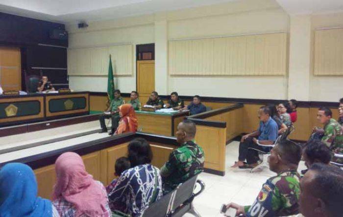 Saksi Ahli Simpulkan Anggota Kodim Lamongan Dibunuh, Sidang Lanjutan Pengadilan Militer Madiun