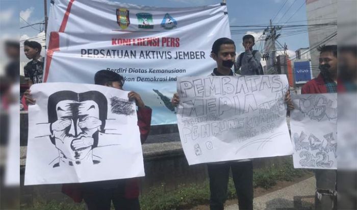 IMM, KAMMI, dan PII Jember Gelar Unjuk Rasa Soroti Demokrasi Pasca Pemilu