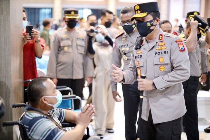 Gelar Vaksinasi bagi Penyandang Disabilitas, Akpol 95 Diapresiasi Kapolda Jatim Gelar Vaksinasi bagi Penyandang Disabilitas, Akpol 95 Diapresiasi Kapolda Jatim