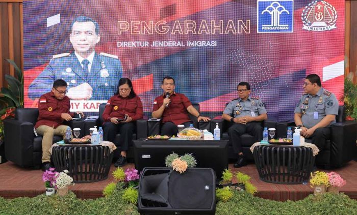 Di Kanim Tanjung Perak, Dirjen Imigrasi Minta Jajaran Kompak dan Bangun Budaya Saling Memperkuat