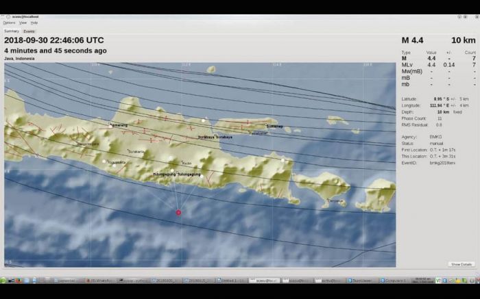 Gempa 4,4 Magnitudo Guncang Blitar Gempa 4,4 Magnitudo Guncang Blitar