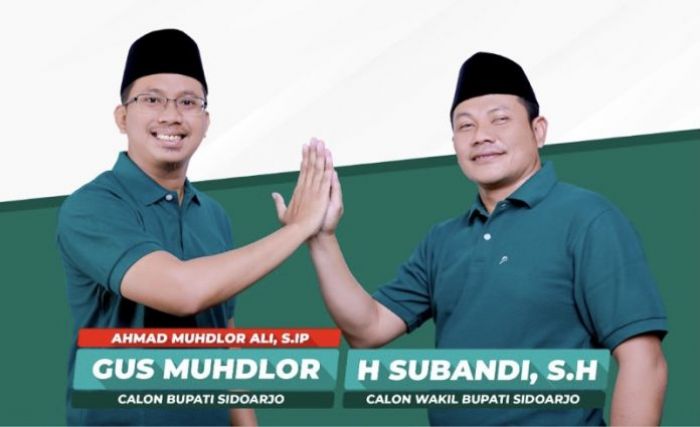 ​PKB Ternyata Rekom Muhdlor-Subandi, Pilbup Sidoarjo Diikuti Tiga Paslon