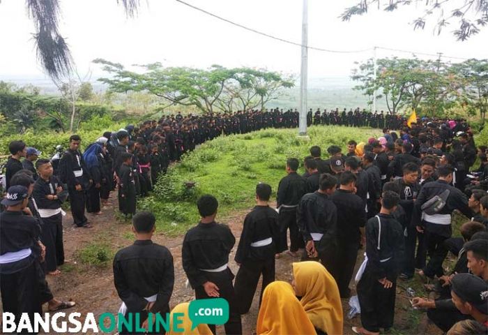 Ratusan Pendekar PSHT di Tuban Napak Tilas ke "Loji"